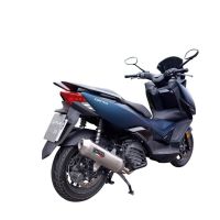Escape compatible con Zontes M 125 2022-2024, Pentaroad Inox, Escape completo, no legal para países de la UE, con db killer extraíble 