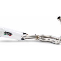 GPR escape compatible con Kawasaki Versys 650 2015-2016, Albus Ceramic, Escape completo homologado y legal,con catalizador incluido db killer extraíble 