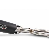 GPR escape compatible con Kawasaki Versys 650 2015-2016, Furore Nero, Escape completo homologado y legal,con catalizador incluido db killer extraíble 