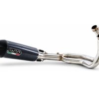 GPR escape compatible con Kawasaki Er 6 F  2012-2016, New Grand Prix Evo Poppy, Escape completo homologado y legal,con catalizador incluido db killer extraíble 