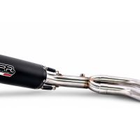 GPR escape compatible con Yamaha Mt-07  2017-2020, RP-M3 Black Titanium, Escape completo racing, incluyendo colector y db killer desmontable, sin homologación 