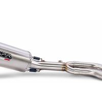 GPR escape compatible con Kawasaki Er 6 N 2012-2016, Satinox , Escape completo homologado y legal, incluido db killer extraíble 