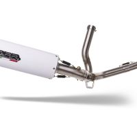 Escape compatible con Suzuki V-Strom DL650 2017-2020, Albus Evo4, Sistema de escape medio lleno, incluido db killer extraíble y tubo de conexión 