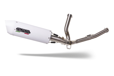 Escape compatible con Suzuki V-Strom DL650 2012-2016, Albus Ceramic, Escape semi-completo homologado, con db killer extraible y catalizador 