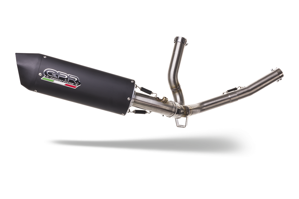 Escape compatible con Suzuki Sv 650 - S 1999-2002, Furore Nero, Escape semi-completo homologado con db killer extraible 