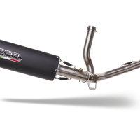 Escape compatible con Suzuki Sv 650 - S 1999-2002, Furore Nero, Escape semi-completo homologado con db killer extraible 