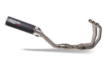 Escape compatible con Yamaha Mt-09 2021-2023, M3 Black Titanium, Escape completo homologado y legal,con catalizador incluido db killer extraíble 