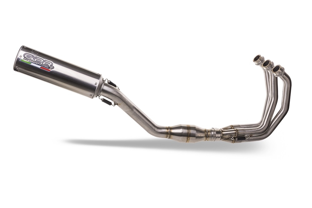 Escape compatible con Yamaha XSR900 2022-2024, M3 Inox , Escape completo, no legal para países de la UE, con db killer extraíble 