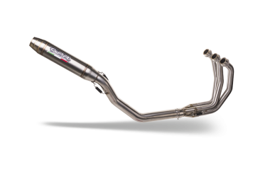 Escape compatible con Triumph Tiger Sport 660 2022-2024, Deeptone Inox, Escape completo, no legal para países de la UE, con db killer extraíble 