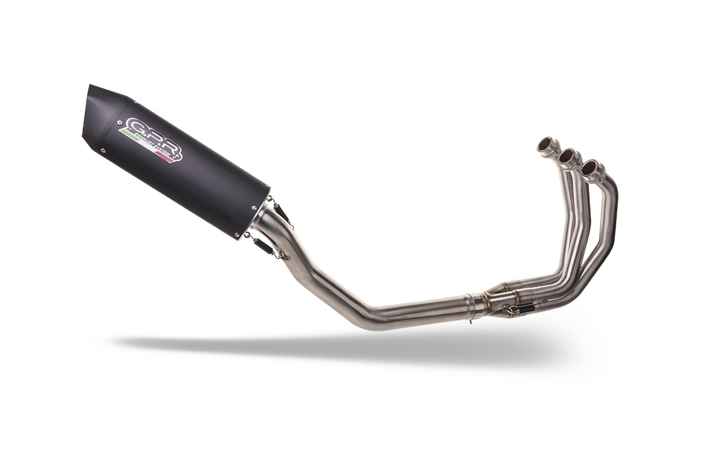 Escape compatible con Yamaha Tracer 900 GT 2018-2020, Furore Evo4 Nero, Escape completo, no legal para países de la UE, con db killer extraíble 