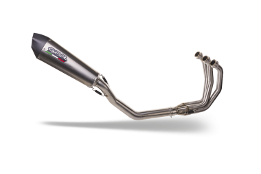 Escape compatible con Yamaha Mt-09 Tracer 900 2015-2020, Gpe Ann. titanium, Escape completo racing, incluyendo colector y db killer desmontable, sin homologación 