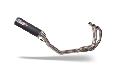 Escape compatible con Yamaha XSR900 2022-2024, M3 Black Titanium, Escape completo, no legal para países de la UE, con db killer extraíble 