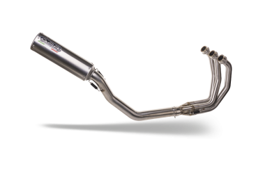 Escape compatible con Triumph Tiger Sport 660 2022-2024, M3 Titanium Natural, Escape completo homologado y legal,con catalizador incluido db killer extraíble 