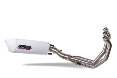 Escape compatible con Yamaha Mt-09 2014-2016, Albus Ceramic, Escape completo homologado y legal, incluido db killer extraíble 