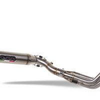 Escape compatible con Triumph Tiger Sport 660 2022-2024, Deeptone Inox, Escape completo, no legal para países de la UE, con db killer extraíble 
