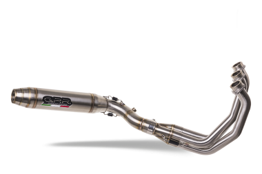 Escape compatible con Triumph Tiger Sport 660 2022-2024, Deeptone Inox, Escape completo, no legal para países de la UE, con db killer extraíble 