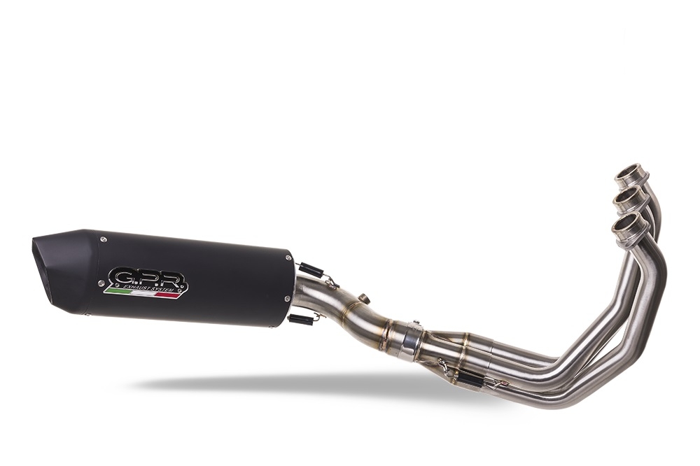 Escape compatible con Yamaha XSR900 2022-2024, Furore Nero, Escape completo racing, incluyendo colector y db killer desmontable, sin homologación 