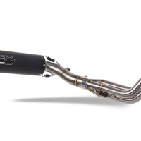 Escape compatible con Triumph Tiger Sport 660 2022-2024, M3 Black Titanium, Escape completo, no legal para países de la UE, con db killer extraíble 