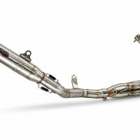 GPR escape compatible con Honda Cbr 650 F 2017-2018, Deeptone Inox, Escape completo homologado y legal,con catalizador incluido db killer extraíble 