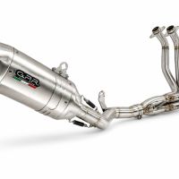 GPR escape compatible con Honda Cb 650 F 2014-2016, Furore-X Inox, Escape completo homologado y legal, incluido db killer extraíble 