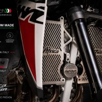 GPR TECH compatible con  Honda Crf 1100 L Africa Twin Adventure Sport 2020/2023 e5 Protector de radiador de titanio 