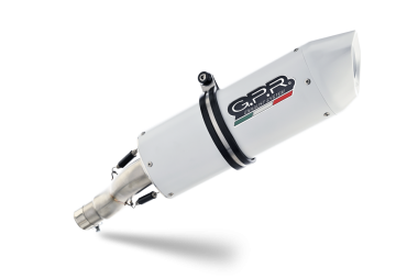 Escape compatible con Bmw F 800 R 2009-2014, Albus Ceramic, Escape legal, homologado, silenciador con db killer desmontable y tubo de conexión específico 