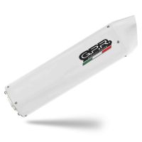 Escape compatible con Bmw F 700 Gs 2011-2015, Albus Ceramic, Escape legal, homologado, silenciador con db killer desmontable y tubo de conexión específico 