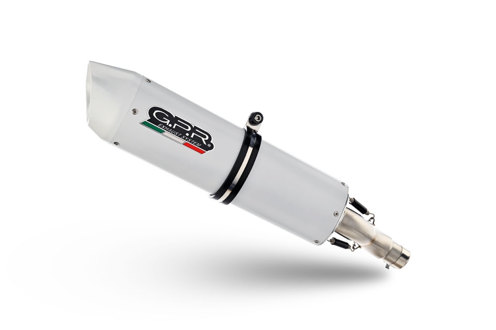 Escape compatible con Bmw K 1200 Gt 2006-2008, Albus Ceramic, Escape legal, homologado, silenciador con db killer desmontable y tubo de conexión específico 