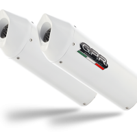 Escape compatible con Kawasaki Zzr 1400 2017-2022, Albus Evo4, Par de terminales de escape homologados, con db killer extraíbles y tubos de conexión específicos 