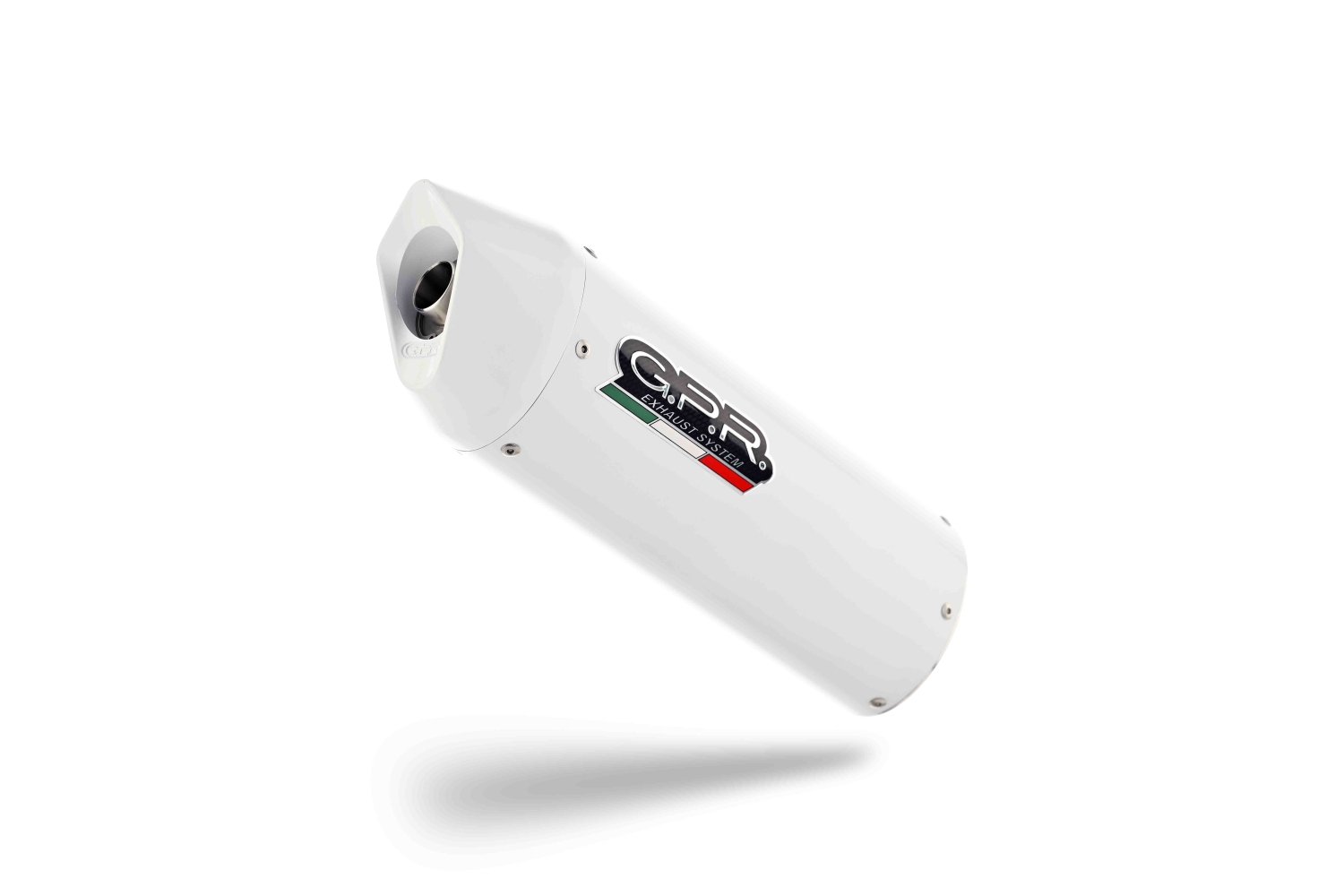Escape compatible con Triumph Daytona 660 2023-2025, Albus Ceramic, Escape completo homologado y legal, incluido db killer extraíble 