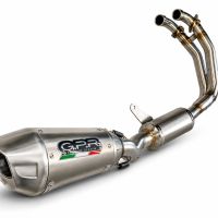 GPR escape compatible con Aprilia RS 660 2021-2024, GP-Revo Titanium, Escape completo homologado y legal,con catalizador incluido db killer extraíble 