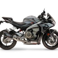 GPR escape compatible con Aprilia RS 660 2021-2024, GP-Revo Black Titanium, Escape completo racing, incluyendo colector y db killer desmontable, sin homologación 