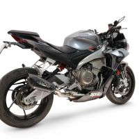 GPR escape compatible con Aprilia RS 660 2021-2024, GP-Revo Black Titanium, Escape completo racing, incluyendo colector y db killer desmontable, sin homologación 