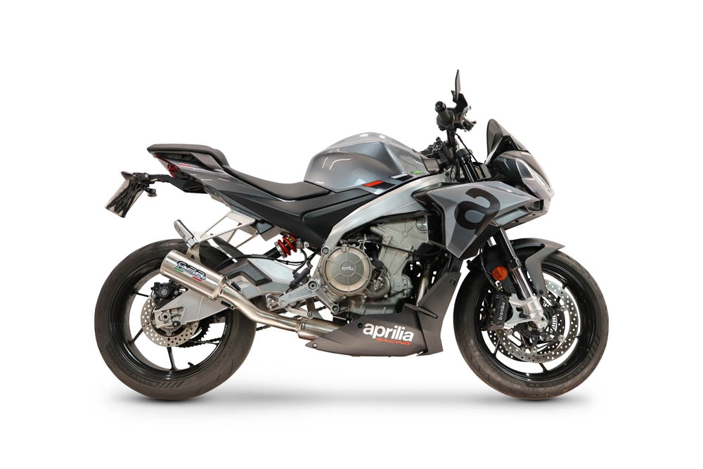 GPR escape compatible con Aprilia RS 660 2021-2024, M3 Inox , Escape completo, no legal para países de la UE, con db killer extraíble 