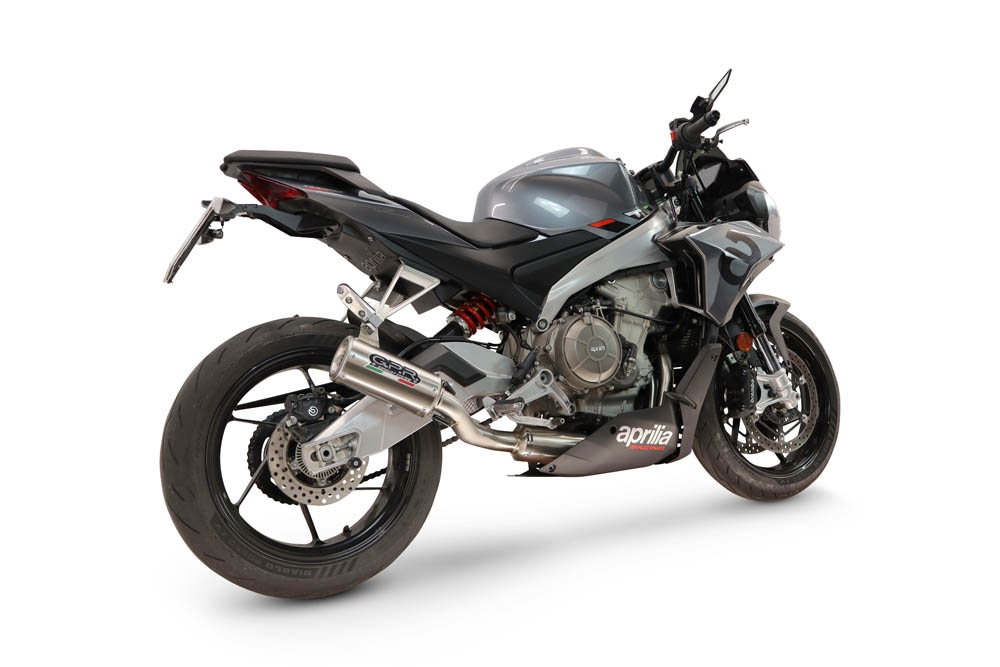 GPR escape compatible con Aprilia RS 660 2021-2024, M3 Inox , Escape completo, no legal para países de la UE, con db killer extraíble 
