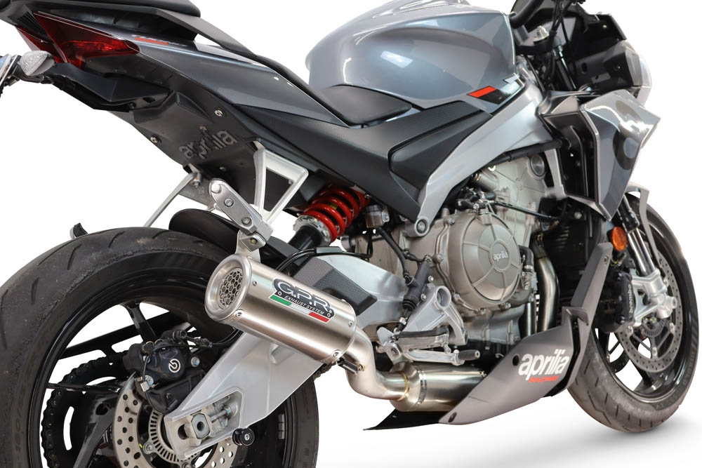 GPR escape compatible con Aprilia RS 660 2021-2024, M3 Inox , Escape completo, no legal para países de la UE, con db killer extraíble 