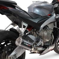 GPR escape compatible con Aprilia RS 660 2025-2026, M3 Black Titanium, Escape completo, no legal para países de la UE, con db killer extraíble 