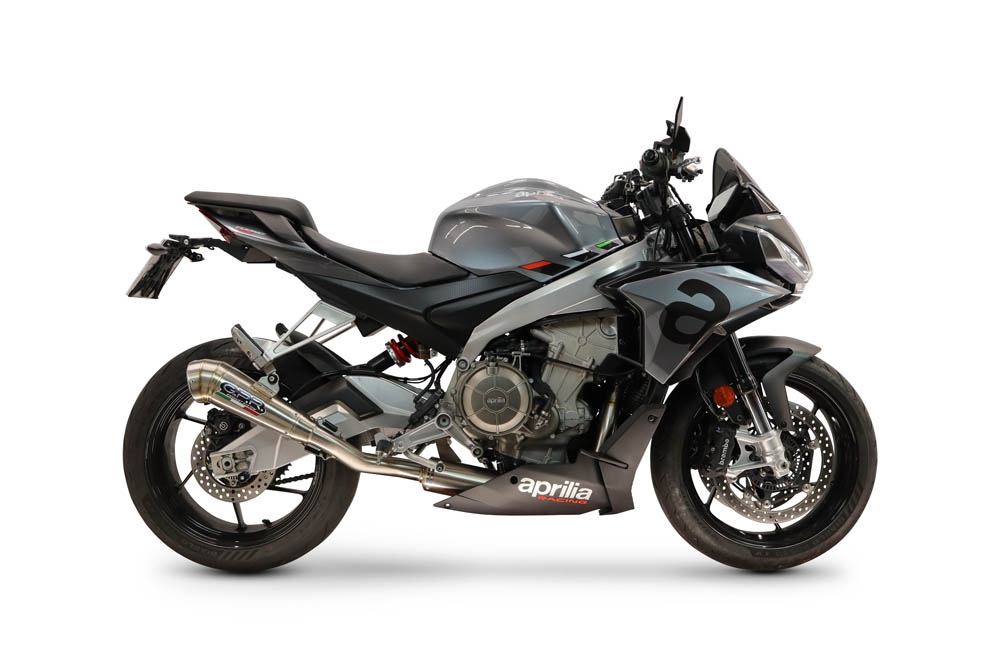 GPR escape compatible con Aprilia RS 660 2021-2024, Powercone Evo, Escape completo, no legal para países de la UE, con db killer extraíble 