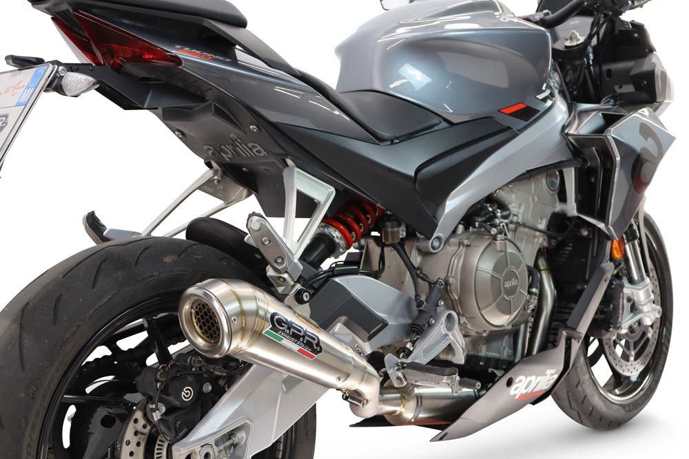 GPR escape compatible con Aprilia RS 660 2021-2024, Powercone Evo, Escape completo, no legal para países de la UE, con db killer extraíble 