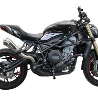 GPR escape compatible con  Benelli 752 S 2019-2021, Powercone Evo, Escape legal, homologado, silenciador con db killer desmontable y tubo de conexión específico 