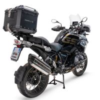 Baúl GPR TECH compatible con  Bmw R 1200 Gs 2013/2016 Baúl Alpi-Tech en aluminio, color negro con placa específica incluida Capacidad Litros 35