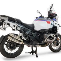 GPR escape compatible con Bmw R 1300 GS Adventure 2024-2026, Deeptone Duplex, Par de terminales de escape homologados, con db killer extraíbles y tubos de conexión específicos 