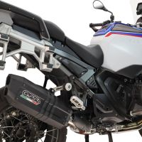 GPR escape compatible con Bmw R 1300 GS Adventure 2024-2026, Hyper Sonic Black Titanium, Escape legal, homologado, silenciador con db killer desmontable y tubo de conexión específico 