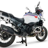 GPR escape compatible con Bmw R 1300 GS Adventure 2024-2026, Hyper Sonic Black Titanium, Escape legal, homologado, silenciador con db killer desmontable y tubo de conexión específico 