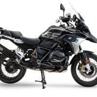 Escape compatible con Bmw R 1250 Gs -Adventure 2021-2024, Furore-X Titanio Nero, Escape legal, homologado, silenciador con db killer desmontable y tubo de conexión específico 