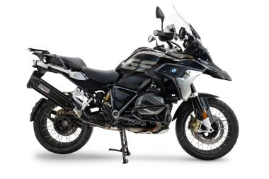 Escape compatible con Bmw R 1250 Gs -Adventure 2021-2024, Furore-X Titanio Nero, Escape legal, homologado, silenciador con db killer desmontable y tubo de conexión específico 