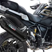 Escape compatible con Bmw R 1250 Gs -Adventure 2019-2020, Furore-X Titanio Nero, Escape legal, homologado, silenciador con db killer desmontable y tubo de conexión específico 