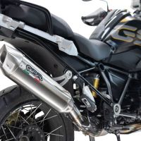 Escape compatible con Bmw R 1250 Gs -Adventure 2019-2020, Furore-X Acciaio Inox, Escape legal, homologado, silenciador con db killer desmontable y tubo de conexión específico 