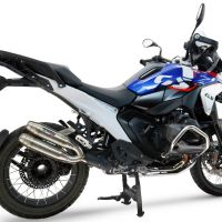 GPR escape compatible con  Bmw R 1300 GS Adventure 2024-2026, Deeptone Duplex, Par de terminales de escape homologados, con db killer extraíbles y tubos de conexión específicos 