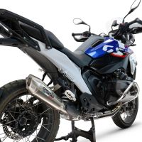 GPR escape compatible con  Bmw R 1300 R / RS 2025-2026, GP-Revo Titanium, Escape legal, homologado, silenciador con db killer desmontable y tubo de conexión específico 